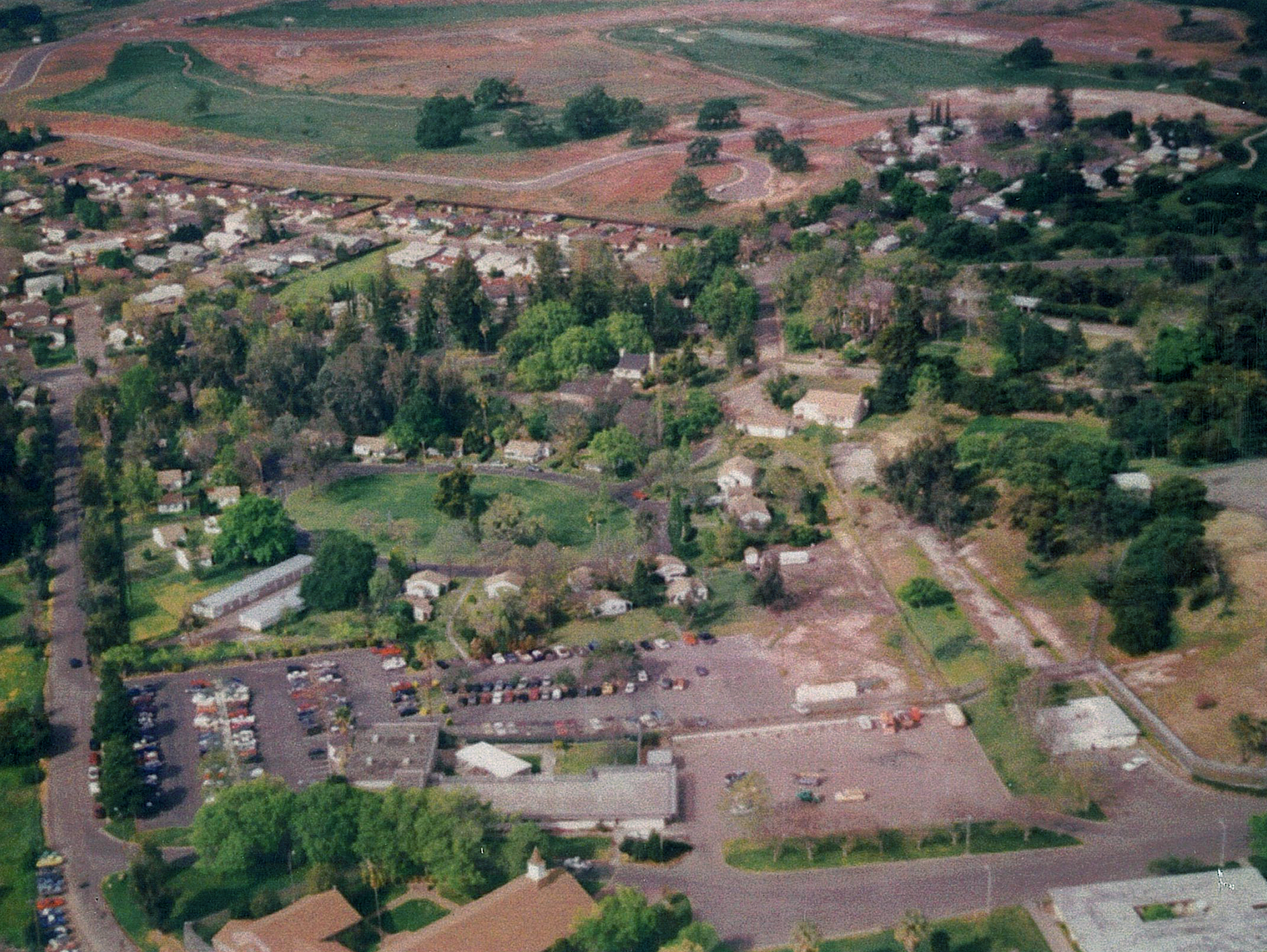 Aerial view of Preston